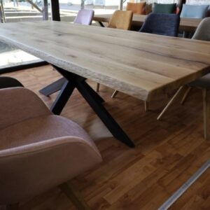 Esstisch Tisch +Massivholz
Eiche VOLL 4cm
+Baumkante +Epoxidharz
